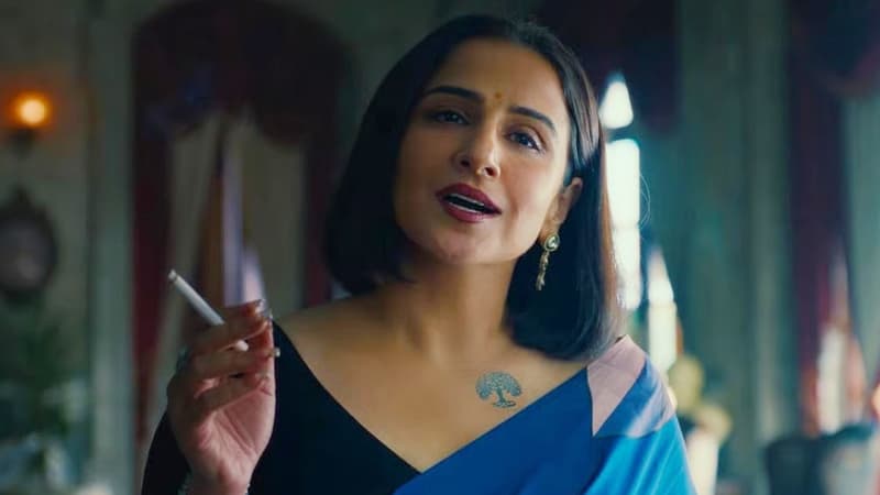ধূমপানের দৃশ্যে অভিনয় করার সময় হাত কাঁপছিল বিদ্যার