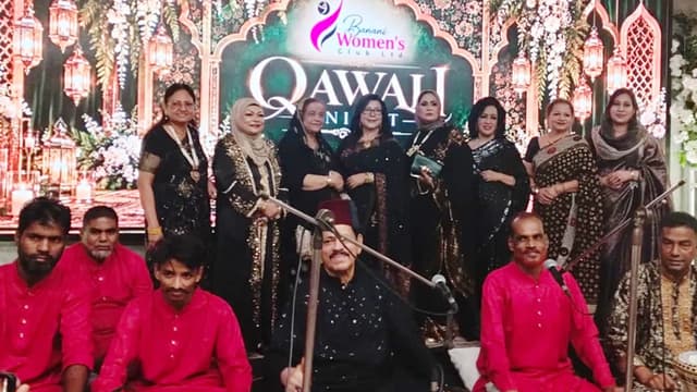 গুলশান ক্লাবে ‘বনানী উইমেন্স ক্লাব’র কাওয়ালি নাইট