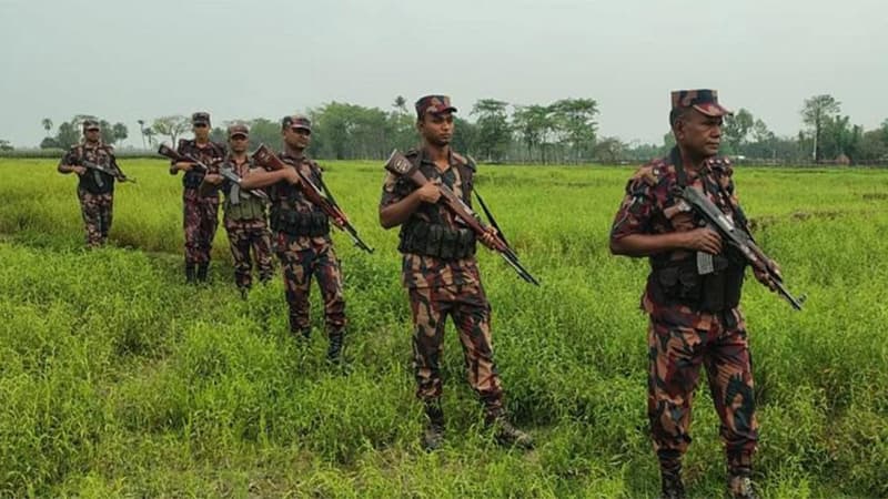 কুষ্টিয়া সীমান্তে বিএসএফের গুলিতে বাংলাদেশি কৃষক আহত, বিজিবির পাল্টা ফায়ার