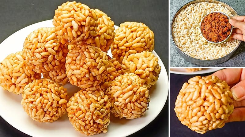 মুড়ির মোয়া তৈরির সহজ রেসিপি