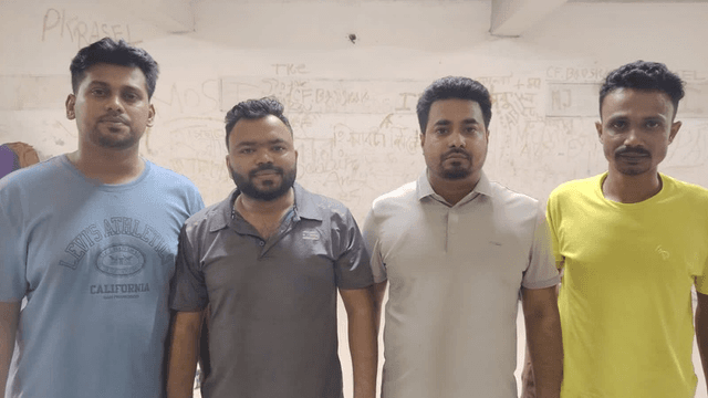 রাজধানীতে ছাত্রলীগ ও স্বেচ্ছাসেবক লীগের ৪ নেতা গ্রেফতার রাজধানীতে ছাত্রলীগ ও স্বেচ্ছাসেবক লীগের ৪ নেতা গ্রেফতার