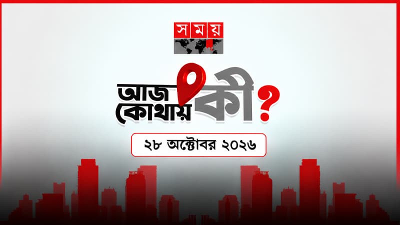 আজ কোথায় কী? (২৮ অক্টোবর ২০২৬) আজ কোথায় কী? (২৮ অক্টোবর ২০২৬)