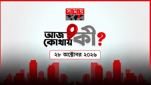 আজ কোথায় কী? (২৮ অক্টোবর ২০২৬) আজ কোথায় কী? (২৮ অক্টোবর ২০২৬)