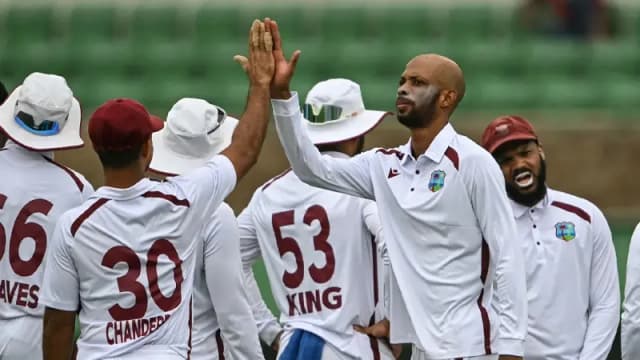 ঢাকা টেস্ট: ওয়েস্ট ইন্ডিজকে ১৭০ রানের লক্ষ্য দিলো বাংলাদেশ ঢাকা টেস্ট: ওয়েস্ট ইন্ডিজকে ১৭০ রানের লক্ষ্য দিলো বাংলাদেশ