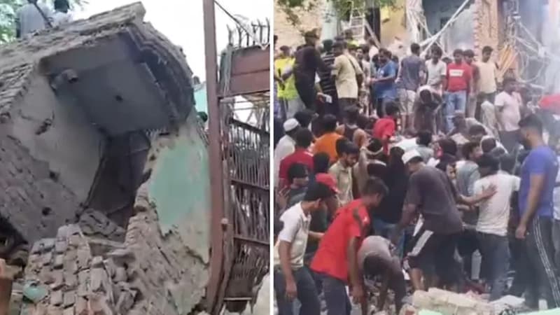 ভারতের দিল্লিতে ধসে পড়ল পাঁচতলা ভবন, হতাহতের শঙ্কা ভারতের দিল্লিতে ধসে পড়ল পাঁচতলা ভবন, হতাহতের শঙ্কা