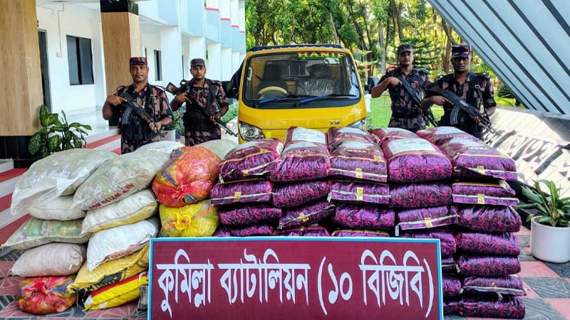 কুমিল্লা সীমান্তে বিজিবির অভিযান, ৪৯ লাখ টাকার পণ্যসহ আটক দুই কুমিল্লা সীমান্তে বিজিবির অভিযান, ৪৯ লাখ টাকার পণ্যসহ আটক দুই